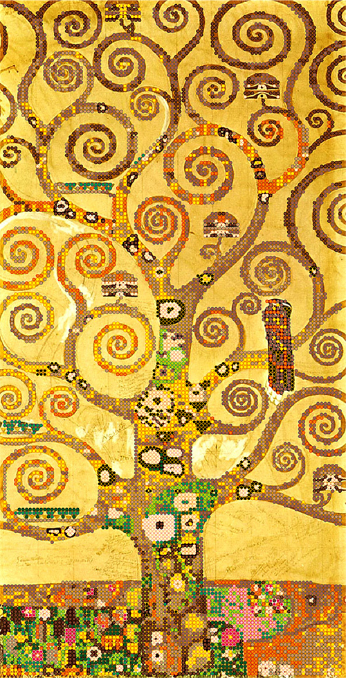 Схема вышивки «Густав Климт 