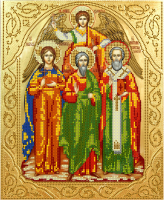 Схема для вышивки бисером PA-1306 Икона Святая Троица