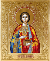 Набор для вышивки бисером PA-1309 Икона Пантелеймон Целитель