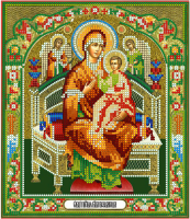 Схема для вышивки бисером PA-1315 Икона Богородица Всецарица