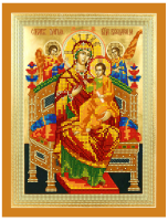 Схема для вышивки бисером PA-1318 Икона Богородица Всецарица