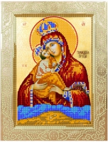 Схема для вышивки бисером PA-1321 Икона Божья Матерь Почаевская