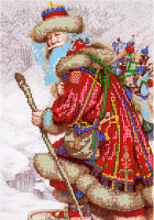 Набор для вышивки бисером PA-1373 Дедушка-Мороз