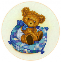 Набор для вышивки бисером PA-1625 Мальчик-медвежонок