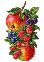 Схема для вышивки бисером PA-1824 Садовые фрукты