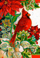 Схема для вышивки бисером PA-1286 Красная птица